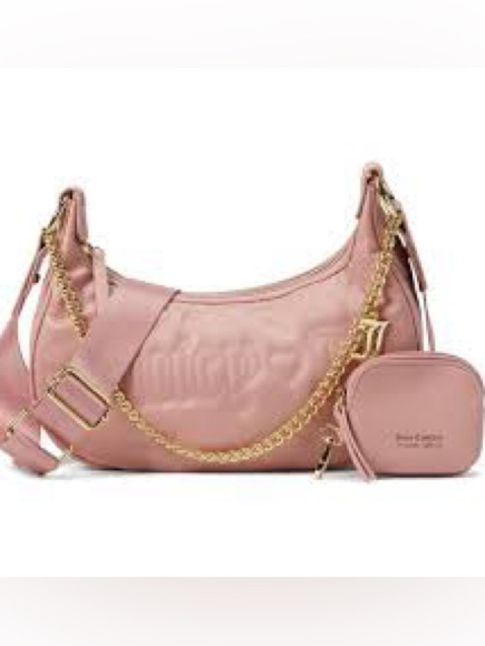 🎀Juicy Couture🎀Puff Quilted Half-Moon Shoulder & Crossbody Bag & Coin Purse